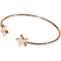 Marama - armband Stars Rosè Goud - damesarmband - bangle - sterren - gold plated