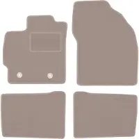 Basic Beige veloursmatten voor: Toyota Prius III hatchback (2009-2011)