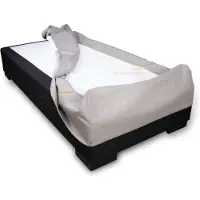 Slaaploods.nl Boxspring Hoes - 90 x 200 cm - Hoogte 20 cm - Zand I22