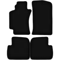 Basic zwarte veloursmatten voor: Toyota Avensis I T22 sedan, stationwagen, liftback, hatchback (1997-2003)