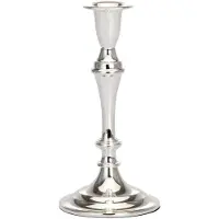 SILBERKANNE Peguera kandelaar, H 21,5 cm, hoogwaardig verzilverd met hoogwaardig vakmanschap. Klaar om cadeau te geven in een chique geschenkverpakking.
