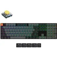 Keychron K5 QMK RGB toetsenbord V2 banana switch