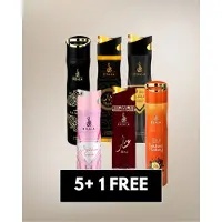 Risala Air Freshener – Mix Lot de 6 – Sensuelle, Ishtar, Bakhoor Mashriqi, Angels of Heaven, Hayder, Al Azeem – Parfum d’Ambiance Oriental
