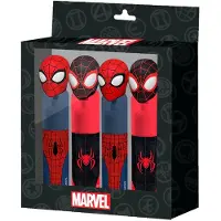KARACTERMANIA - Marvel Spiderman Peter - 4 Markeerstiften - Alcohol markers - 4 Marker Set - Rood