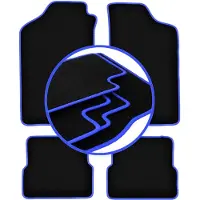 Basic CARLUX-BLUE automatten voor: Volkswagen Jetta II sedan (1984-1992)