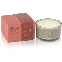 Max Benjamin - Geurkaars met 3 lonten - Cloves & Cinnamon - 70 branduren