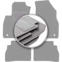 Premium Grijze automatten voor: Fiat Doblo II 0 (2009-2020)