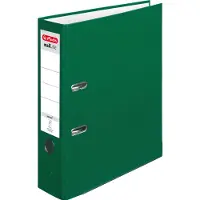 Herlitz maX,file protect Breed Ordner A4 80 mm Groen 2 Ringen 5480504 Kunststof Reliëf Staand