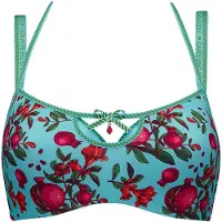 Marlies Dekkers Forbidden Fruit Pomegranate Print Plunge Balcony Bra Size: 80E | Bikinis Outlet | Dames | Blauw