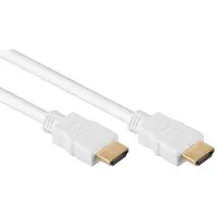 Goobay HDMI kabel 2.0 | | 0.5 meter (Wit, 4K@60Hz, HDR)