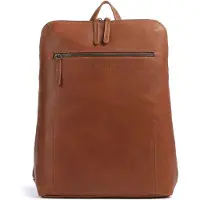The Chesterfield Brand Filmore Dagrugzak Leer 40 cm Laptop compartiment bruin