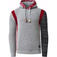 Rusty neal Contrasterende dikke hoodie