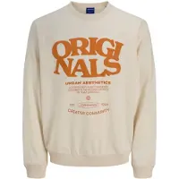 Jack & jones Junior Sweatshirt ecru / mandarijn