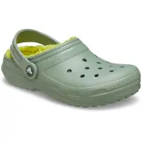Crocs Classic Gevoerde Thermoplastische Kinderen Mos Clogs