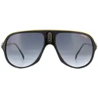 Carrera SAFARI65/N zwarte unisex aviator zonnebril 62-15-135