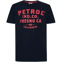 Petrol Industries Shirt navy / rood
