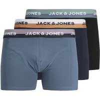 Jack & Jones Boxershorts 'JWHERIC' marine / opaal / zwart / wit