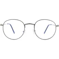 Montana Round Gunmetal Gray unisex vrouwelijke bril frames