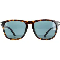 Tom Ford Vierkant Mannen Donker Havana Blauw FT0930 Gerard