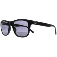 GUESS Square heren glanzend zwart rookgrijs GU6971