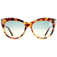Tom Ford zonnebril Kira FT0821 55p Havana Green Gradient