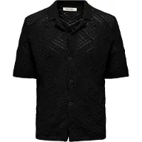 Only & Sons Gebreid vest 'ONSKolmar' zwart
