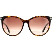 Tom Ford zonnebril Maxim FT0787 52F Dark Havana Brown Gradiënt