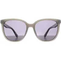Montanaeyewear Vlinder Dames Glimmend Grijs Crème Rook Gepolariseerd MP190