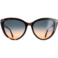 Tom Ford FT0915 Isabella 55P gekleurde havannagroene zonnebril met kleurverloop