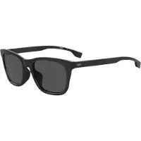 HUGO BOSS Zonnebril - - BOSS 1556/O/S - Mat Zwart - Grijze Lenzen - Bescherming Categorie 3