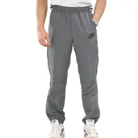Nike Air heren lichtgewicht geweven trainingsbroek grijs