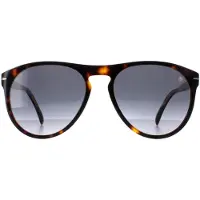 David Beckham Ronde Heren Donker Schildpad Grijs Gradient DB1008/S