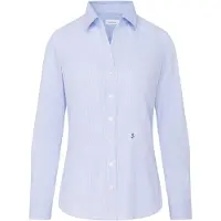 Seidensticker Blouse 'Schwarze Rose' marine / lichtblauw / zwart