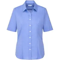 Seidensticker Regular Fit Dames Overhemd blauw, Effen