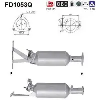 As FD1053Q Roetfilter (DPF)