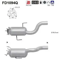 As FD1094Q Roetfilter (DPF)