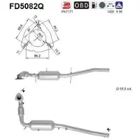 As FD5082Q Roetfilter (DPF)