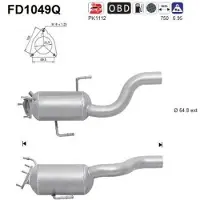 As FD1049Q Roetfilter (DPF)