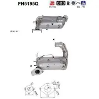 As FN5195Q Roetfilter (DPF)