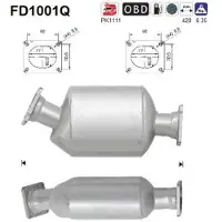 As FD1001Q Roetfilter (DPF)