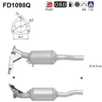 As FD1098Q Roetfilter (DPF)