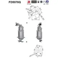 As FD5078Q Roetfilter (DPF)