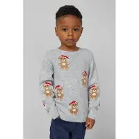 s.Oliver Pullover Grey/black Size: 128/134 | Sweaters & Cardigans Outlet | kids | Grijs