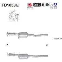 As FD1038Q Roetfilter (DPF)