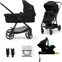 Kinderkraft Kinderwagen Newly 4-in-1 Pro Classic Black met Autostoel en Base