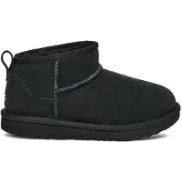 Ugg Classic Ultra Mini Schoolkind suède enkelboots zwart Jongens/Meisjes Suede - maat 32.5