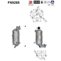 As FN5265 Roetfilter (DPF)