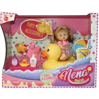 Dimian Pop met badeend en accessoires - Baby Nena.