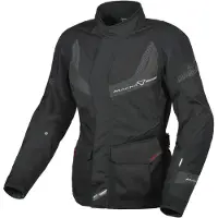 Sonstiges Rancher Textile Waterproof Jas Dames Zwart Grijs Maat L