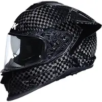 SMK-Link SMK TITAN CARBON SOLID integraalhelm, maat XS, in grijs/zwart